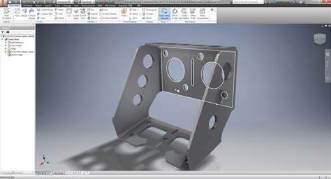 inventor change thickness of sheet metal part|inventor unfold sheet metal.